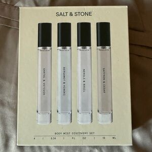 NEW Salt & Stone Body Mist Discovery Set - Black Caps
